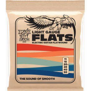 Ernie Ball 2580 Flatwound Light